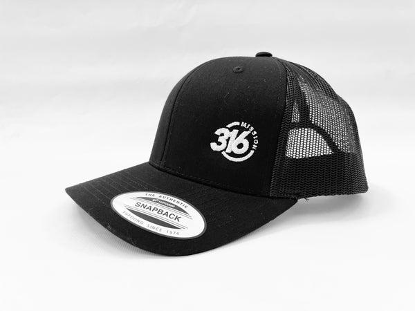 316 Retro Trucker Hat - Side Logo